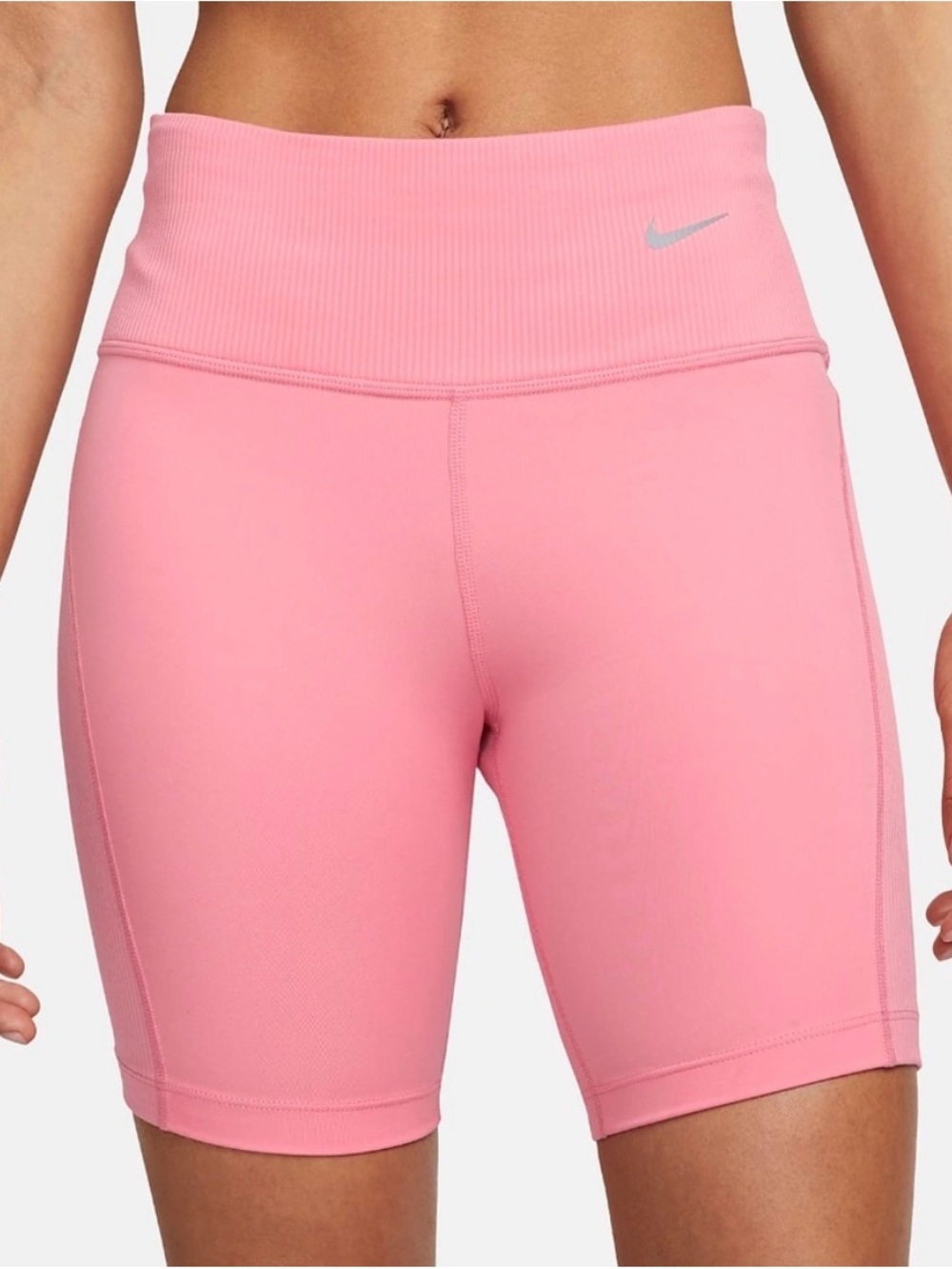 Nike Women's XS Tight Fit Mid Rise Short Length  Pink